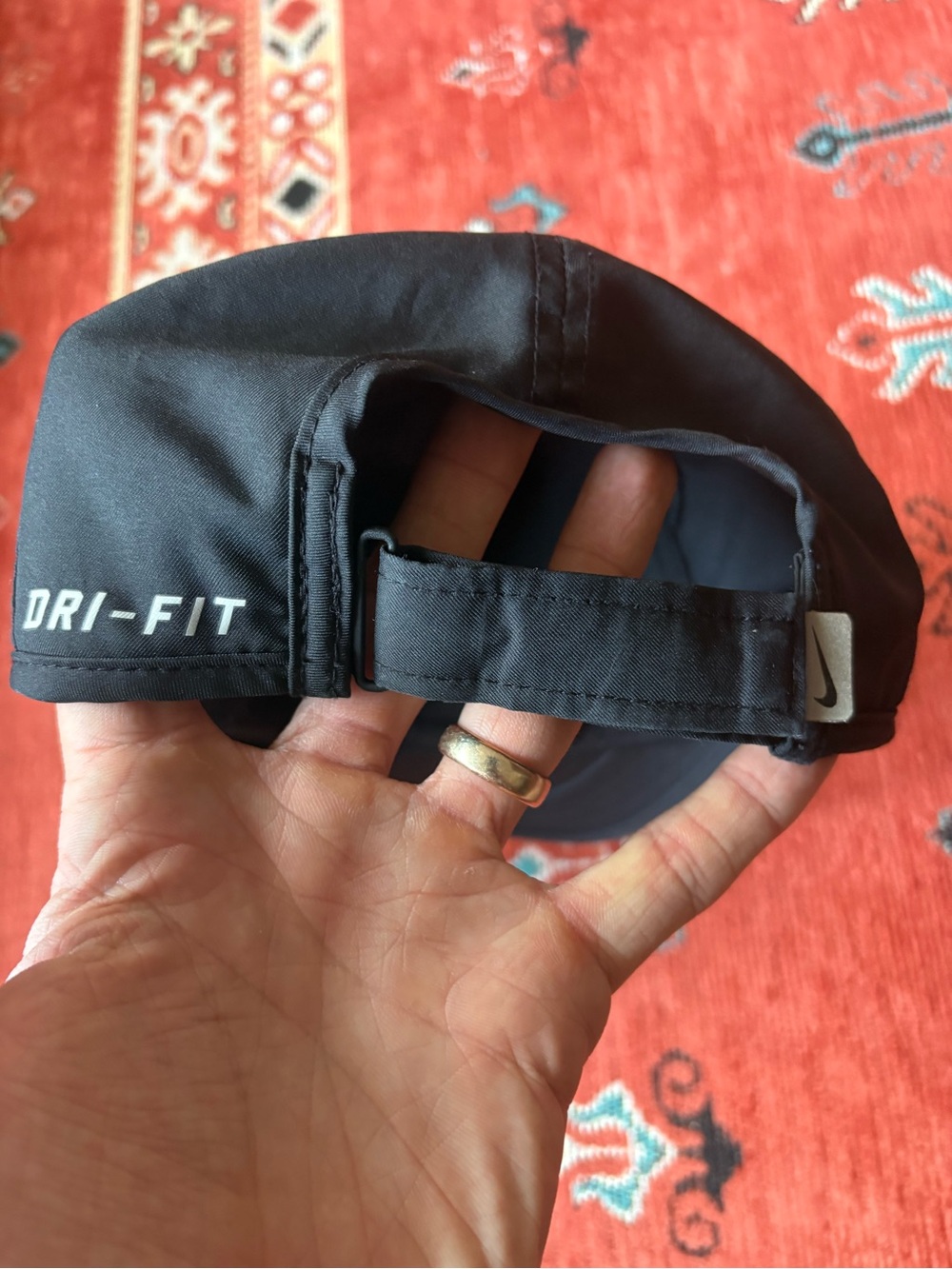 Nike Unisex Black Swoosh Performance Cap - Picture 4 of 4